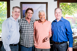 "Capture the Flag" team: Adam Montierth, Barry Van Dyke, Dick Van Dyke, & Donovan Montierth.