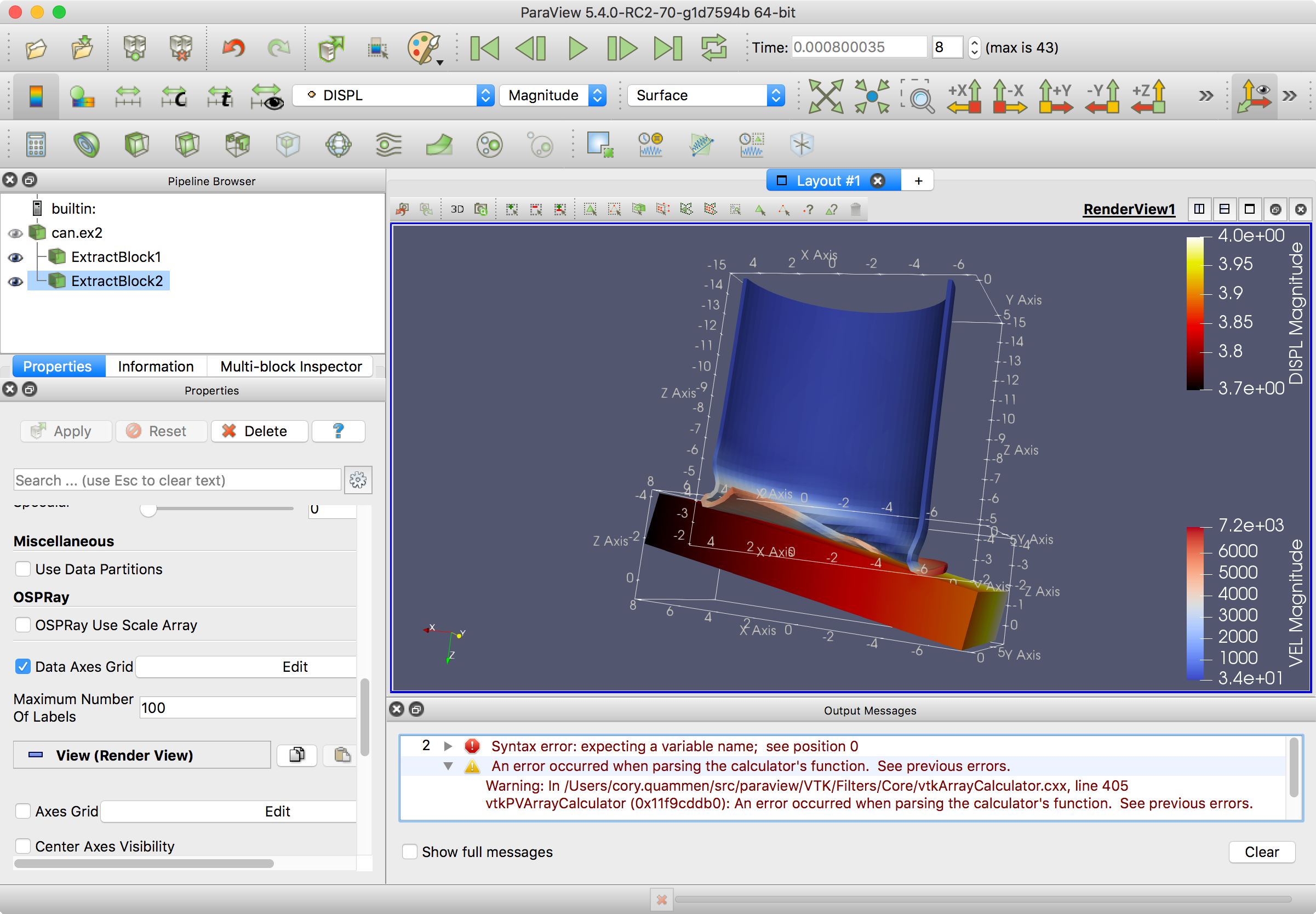 paraview vtk to vti