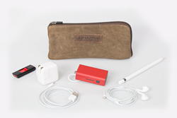 iPad Gear Case—shown with potential contents