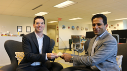 Aaron Geiger, Chief Technology Officer at ARCO, accepted the award on his company's behalf.