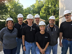 Balluff Leadership Team: (L to R) Theresa Studer, Steve Badinhaus, Dennis Lewis, Tony Cananaco, Jenny Arbino, Mark Pollard, Tom Rosenberg