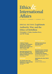 Ethics & International Affairs Journal, Summer 2017 Issue
