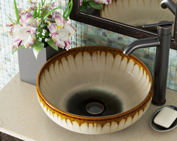One of eight artisan ceramic sinks by MR Direct