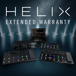 Line 6 Helix products now have an extended warranty