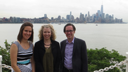 Stevens professors Kristyn Karl, Julie Pullen and Alex Wellerstein