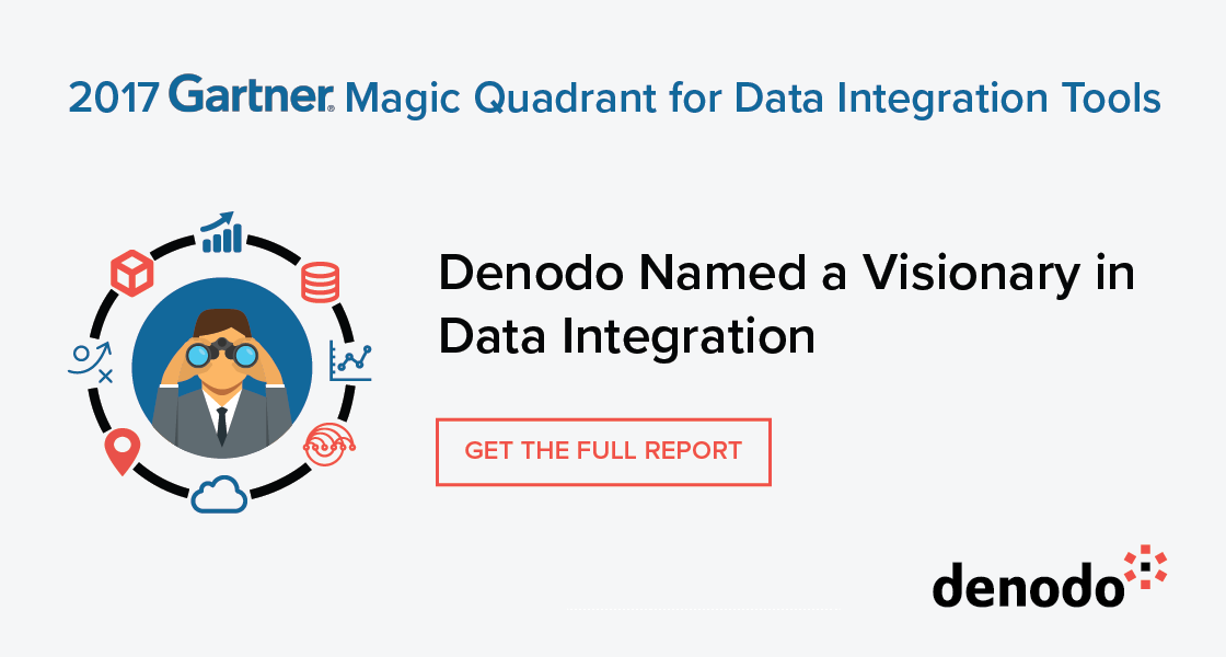 Denodo Once Again Recognized by Gartner as a Visionary in the 2017