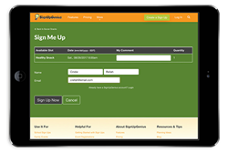 SignUpGenius, new features, organizing, event planning, volunteer
