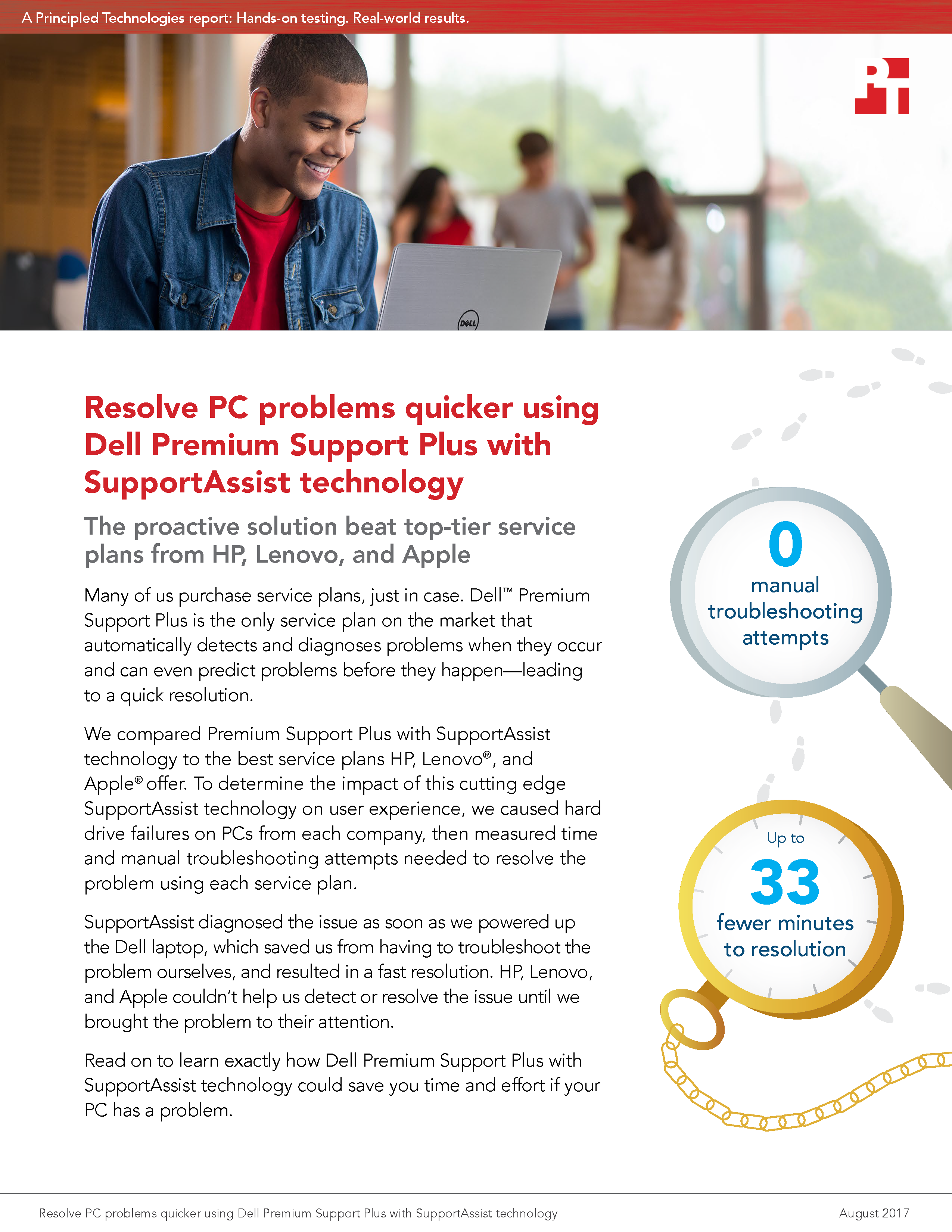 Principled Technologies Publishes Report Comparing PC Support