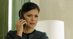 Nia Peeples, as Claudia in Mnemosyne