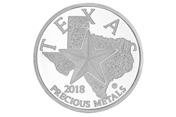 2018 Texas Silver Round