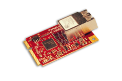 "E4" Ethernet Over Fiber Mini PCIe expansion module