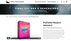 ProTrailer Modern Volume 2 - Final Cut Pro X Plugins -