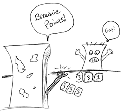 Brownie Points Card Game Slap Attack