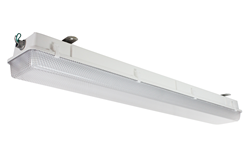 weatherproof/vapor proof fluorescent light fixture