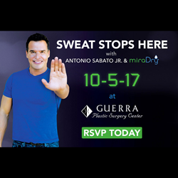 Sweat Stops Here with Antonio Sabato Jr and miraDry