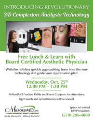 October 25th Lunch & Learn at MilfordMD Cosmetic Dermatology Surgery & Laser Center