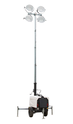 30' Self-Contained Telescoping Light Tower