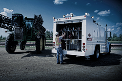 IMT work trucks, LightGuide LED Lamps, Light Guide LED lights