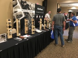 Wayne Homes employees speak with Kwikset representatives at the Trade Partner Expo held on October 18 and 19, 2017. The expo was a chance for Wayne Homes employees to learn about new products that are just coming to market.