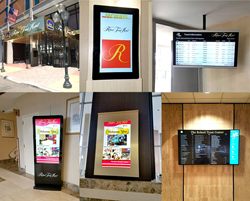 Gallery Digital Signage at Robert Treat Hotel
