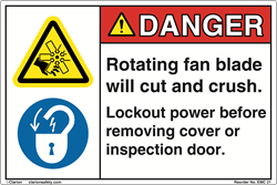 A best practice label in the Clarion/AFIA safety label program (Label design ©Clarion Safety Systems. All rights reserved.)