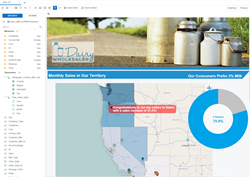 A Visual Crossing map in SAP Lumira Discovery