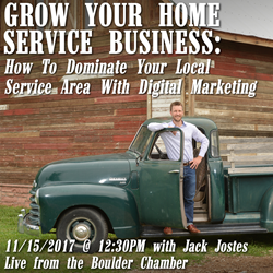 Boulder Workshop: Grow Your Home Service Business with Digital Marketing