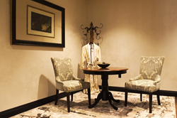 Rooms are designed for the patient and doctor to sit down together in a warm and inviting atmosphere