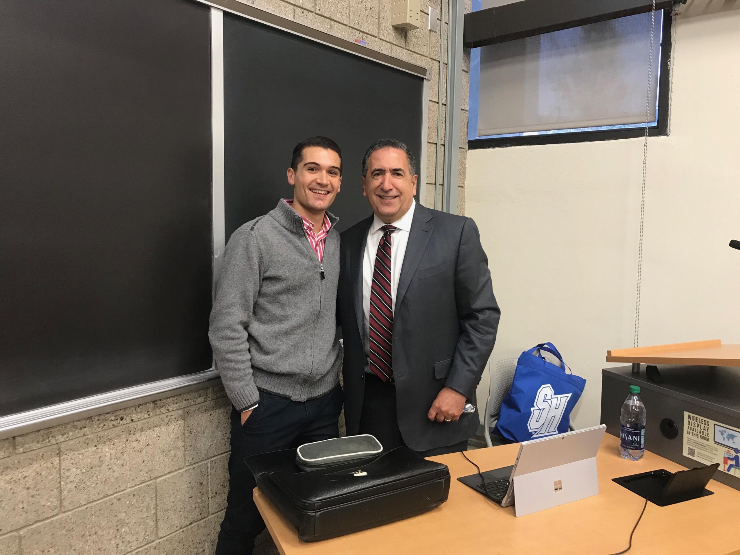 Brooks International CEO Delivers Speech to Seton Hall University