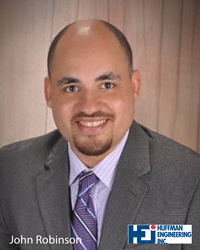 John Robinson Hired by Huffman Engineering