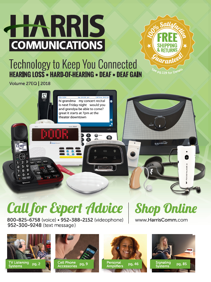 Harris Communications 2018 Catalog Features Thousands of Products for the Hard of Hearing and 