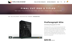 ProParagraph Wire - Pixel Film Studios - ProParagraph Wire
