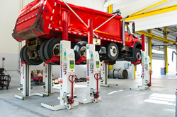 EARTHLIFT, mobile lift, portable lift, mobile column, green, heavy duty