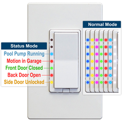 HomeSeer HS-WD200+ Z-Wave Plus Dimmer with RGB LEDs