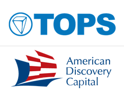 TOPS Software and American Discovery Capital logos