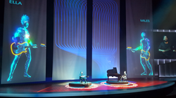 Jazz improvisation at Intel's CES 2018 pre-show