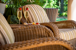 Trellis Chairs & Champagne