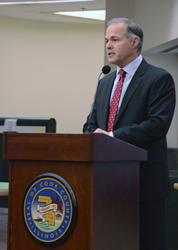 Attorney Richard Pullano at The North Suburban Bar Associations 4th Annual High School Mock Trial Invitational