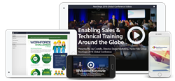 NetDimensions Talent Slate is a mobile learning app that allows content to be distributed on portable devices like tablets and smartphones.