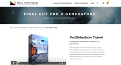 ProSlideshow Travel - Pixel Film Plugins - FCPX Plugins