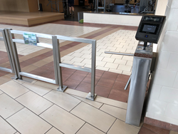 Trilock 60 tripod turnstiles at Georgia Southern University RAC