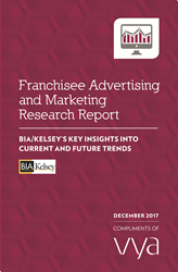Report cover, BIA/Kelsey’s “Franchisee Advertising and Marketing Research Report,”