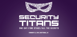 Ad for Security Titans Conference in Phoenix, Arizona.