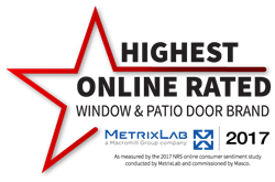 Highest Online Rated Window and Patio Door Brand