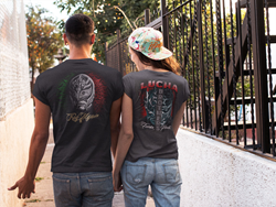 Two designs featuring Rey Mysterio® and The Lucha Brothers™ from the Legends of Lucha Libre line by Uware Brands