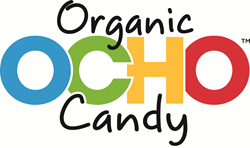 OCHO Candy™, a fun, organic alternative to traditional chocolate bars