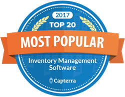 Capterra Top 20 Most Popular for Inventory Management