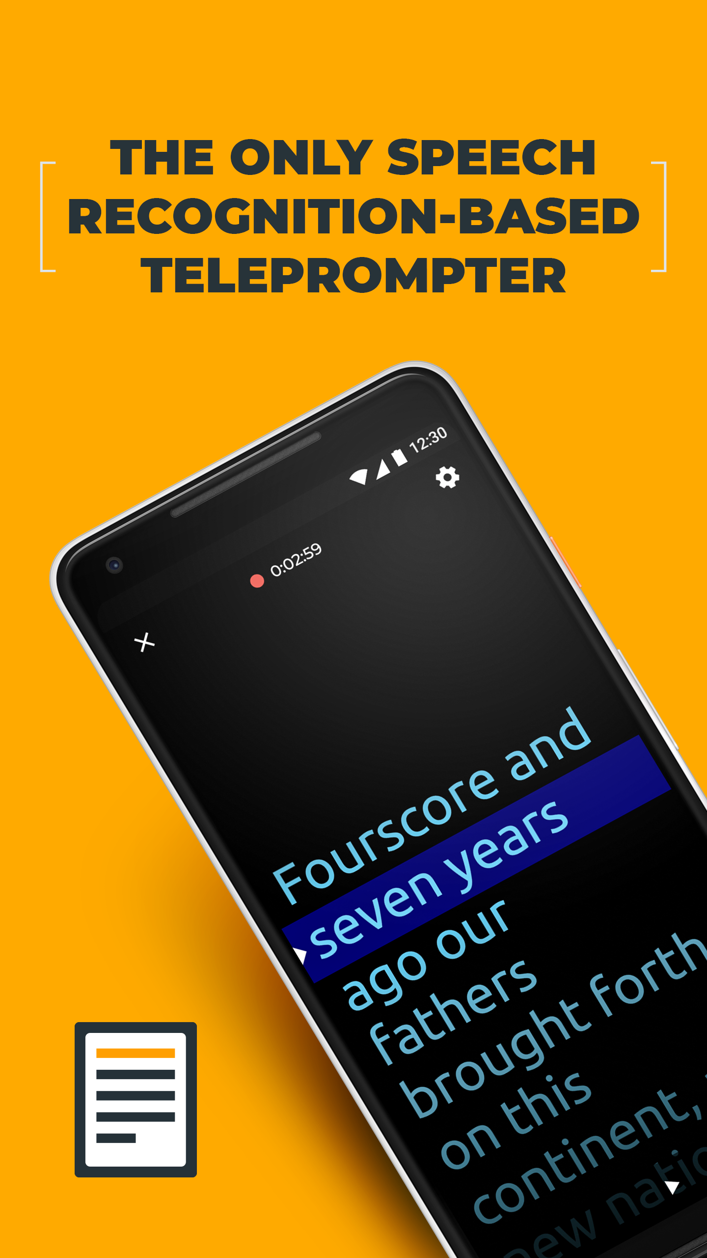 teleprompter app for android and kindle