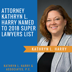 Oak Brook, IL Attorney Kathryn Harry Named to 2018 Super Lawyers List