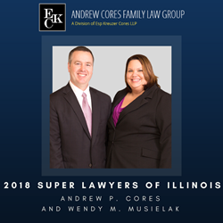 Andrew P. Cores and Wendy M. Musielak named 2018 Super Lawyers of Illinois